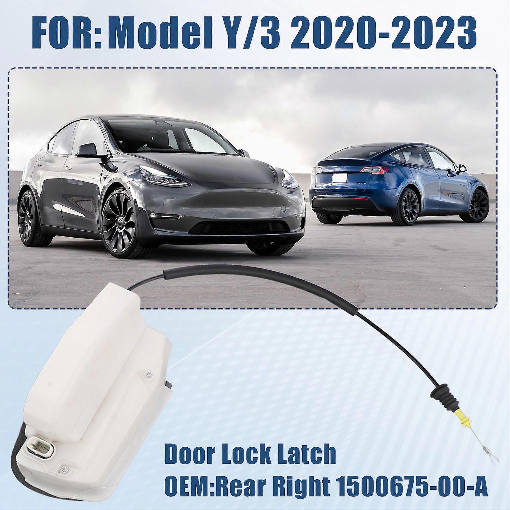 Actionneur De Verrouillage De Porte Arrière Droite Pour Tesla Model Y 2020-2023 Et Model 3 2017-2023, Référence 1500675-00-a