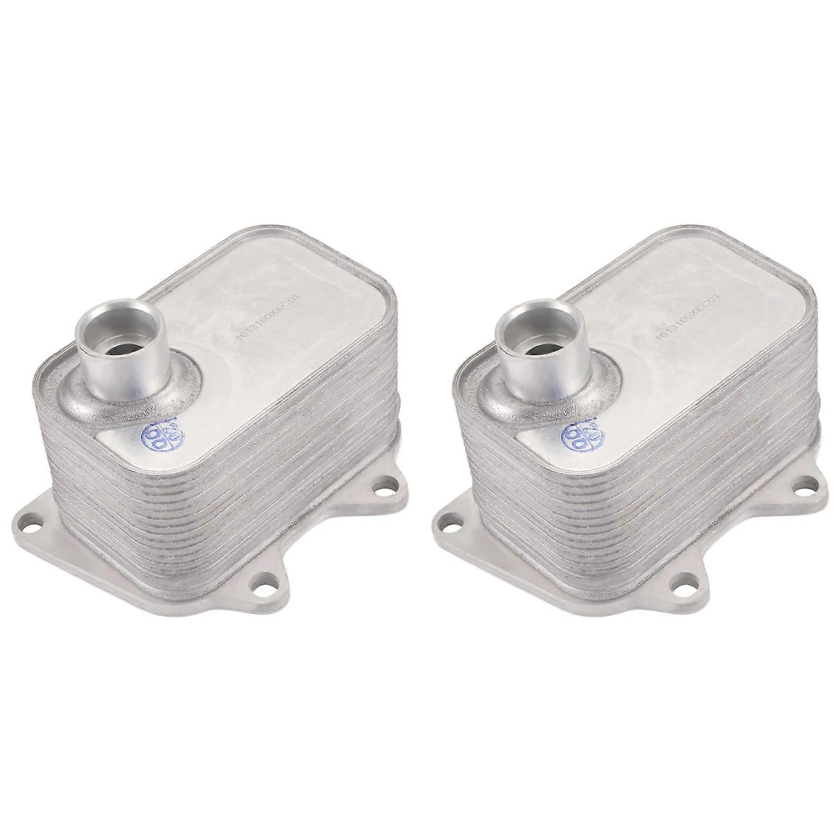 2x 1013100xec01 Pour Ensemble Refroidisseur D'Huile Moteur Great Wall Haval H6 H7 H9 H6 Coupé