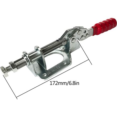 Kniehebelspanner - 2er-set - Handwerkzeuge Mit Zug-druck-funktion, Schnellverschluss, Horizontalem Hebel Für Optimale Spannkraft (136 Kgf)