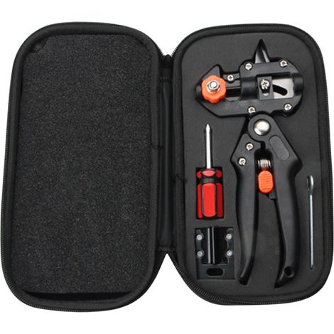Professionelle Pfropfwerkzeuge, Clerk Pruner Kit, Garten-obstbaum-pfropfschere, 2-in-1-scherenschneidwerkzeug-kit Mit Austauschbaren Klingen