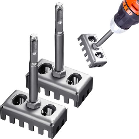 Quadratischer Lochschneider Für Elektrokasten, Rechteckiger Schlitzschneider Aus Manganstahl Für Elektrischen Hammer, Schneller Quadratischer Locher