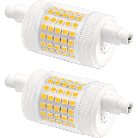 R7s 78 Mm Dimmbar, 15 W, Neutralweiß 4000 K, 1500 Lm, Entspricht Bleistifthalogen. R7s 78 Mm, 120 W–150 W, Ac 230 V, R7s 78 Mm Led, Dimmbar, Keramik Für Decken-/stehleuchte, 2 Stück