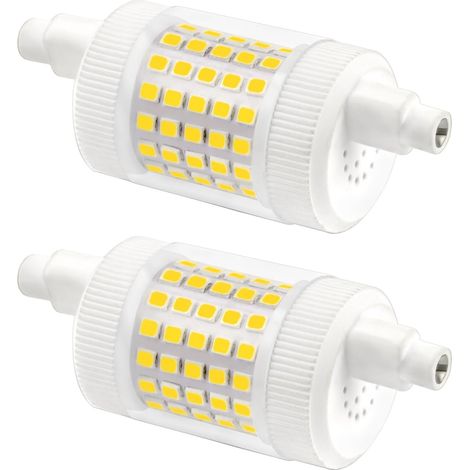 R7s Led-glühbirne, 78 Mm, Dimmbar, 15 W, Kaltweiß 6000 K, 1500 Lm, Ac 230 V, Halogenstiftäquivalent R7s 120 W 100 W, Lineare J78-led Für Deckenlichtprojektor, 2er-set