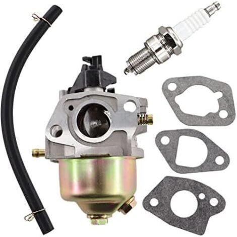 Rasenmäher-vergaser – Kompatibel Mit Fuxtec, Einhell, Hecht 548 Sw/sx, 553 Sw – Mit 3 Dichtungen, Schlauch, Zündkerze