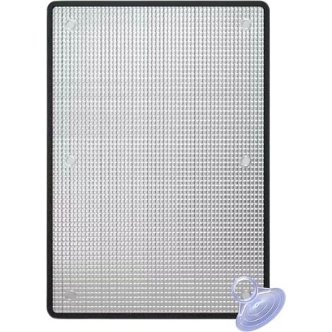Reflektierende Aluminium-wärmedämmfolie Für Fenster – Anti-hitze-sonnenschutzpaneel – Undurchsichtige Anti-peek-verdunkelung – Fenster/veranda/badezimmer/büro (schwarz, 90 X 140 Cm)
