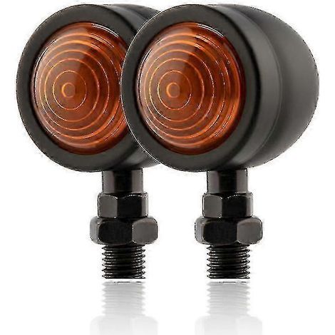 Retro-frontblinker: Ein Paar Wasserdichte Und Langlebige Motorradblinker. Mini-blinker.