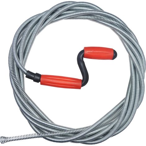 Roleader – Professioneller Abflussreiniger 5 M X 9 Mm – Ergonomisches Design Mit Doppelgriff – Ökologisch Und Effektiv Bei Verstopften Abflüssen