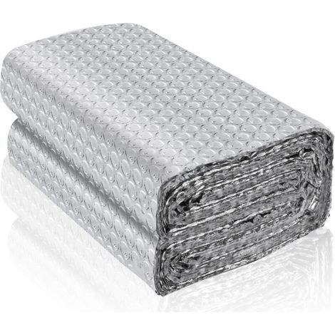Rolle Aluminium-wärmedämmfolie, Kühlerreflektor, Wärmedämmfolie, Fensterplatte, Wärmedämmung Für Autowand (3 M × 60 Cm)