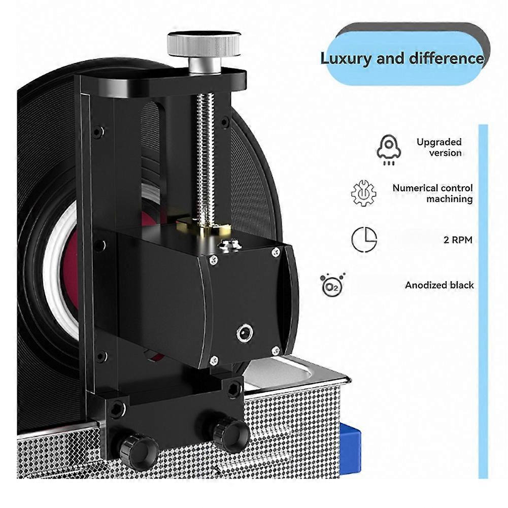 Machine À Laver Ultraschall-vinyl Rotat-halterung Record Rotat-halterung 2 U/min Pour Plus De 6l Ultraschallreiniger Uk-stecker