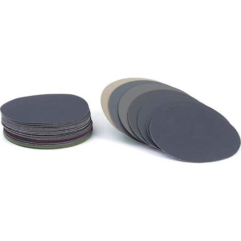Runde Nass-trocken-schleifscheiben, Körnung 800/1000/1200/1500/2000/2500/3000, Sandblatt Für Klett-schleifpapierscheibe, 35 Stück/lot, 125 Mm, 12,7 Cm, Sortiertes Set