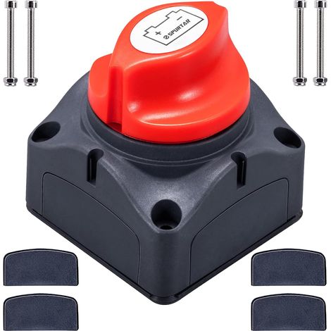 S-giant Batterie-hauptschalter 1-2-beide-aus - Spurtar Batterie-trennschalter Autobatterie-hauptschalter Batterieschalter 12v 24v 48v 275a Wasserdicht P