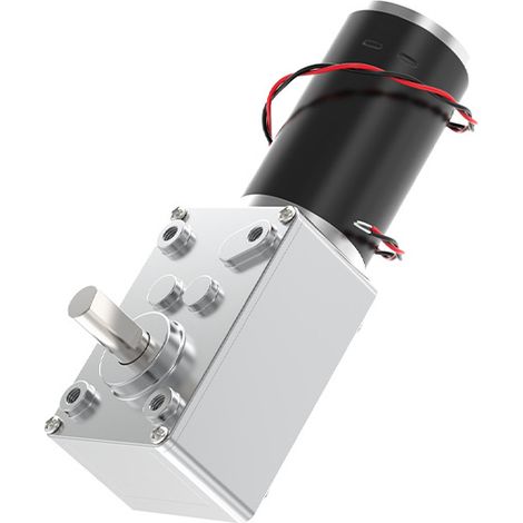Shining House 24 V 80 U/min Dc Schneckengetriebemotor 13 Kg.cm 31 Mm Selbsthemmender Motor Mit Hoher Torsion, Umgekehrter Mini-turbinengetriebemotor Für Heimwerker-roboter, Drehtisch, Türschloss, Mach