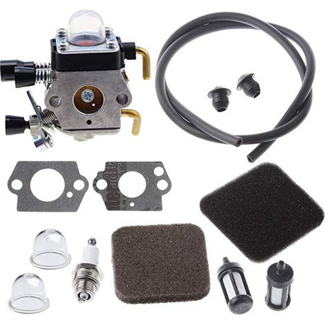 S-giant Vergaser-baugruppe Für Stihl Fc72 Fs72 Fs74 Fs76 - Mit Luftfilter Und Ölschlauch