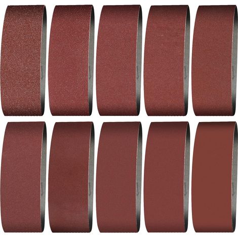 Schleifband 100 X 915 Mm, Feine Körnung P120, Für Bandschleifer, Für Holzbearbeitung, Schleifen, Schärfen, Metallpolieren (8 Stück)