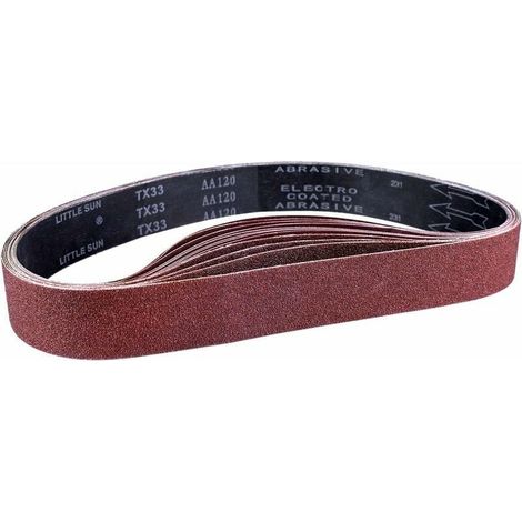 Schleifband Schleifband, 50 X 686 Mm, Gemischte Schleifbänder (3x Körnung 80/120/150/240/400) Für Bandschleifer (15 Stück)