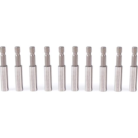 Schraubendreher-bithalter, 10 Stück. Magnetischer Bithalter, Magnetischer Schraubendreher-bithalter, Magnetischer Schraubendreher-bithalter Für Bohrmaschine, Schraubendreher, 60 Mm