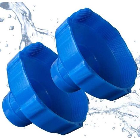 Schwimmbad-saugschlauch-schnelladapter 2-teilig – Kompatibel Mit Verschiedenen Modellen – Einfache Installation – Ideale Schwimmbadreinigung – Kzq