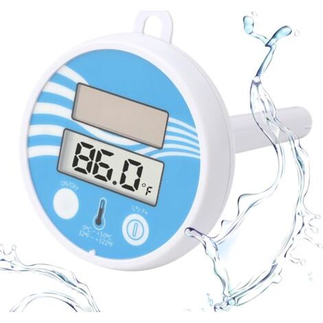 Schwimmendes Pool-thermometer, Solarbetriebenes Angeschlossenes Pool-thermometer, Digitales Pool-thermometer, Pool-thermometer Für Schwimmbäder, Aquarien, Teiche, Spas