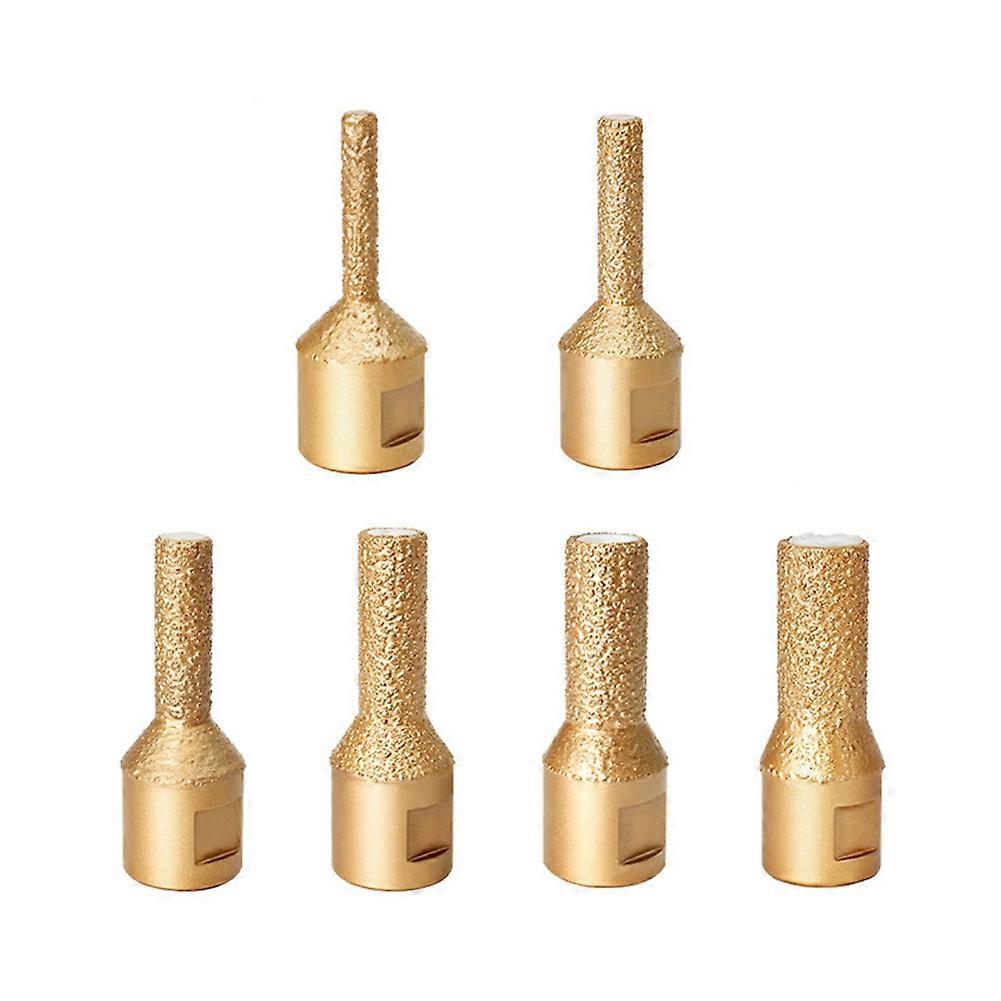 Lot De 6 Scies Cloches M14 Pour Meuleuse D'Angle : Créez Des Trous Et Des Bords Lisses Sur Carrelage/marbre/verre (6-16 Mm) Pour Perçage/meulage/chanfreinage