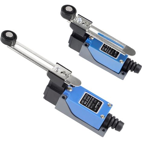 Set Mit 2 Endschaltern Mit 5 Cm Verstellbarem Hebel, 2 Schließer Und 2 Öffner, Elektrischer Steuerschalter, Endschalter, Endschalter Für Cnc-plasmaschneider