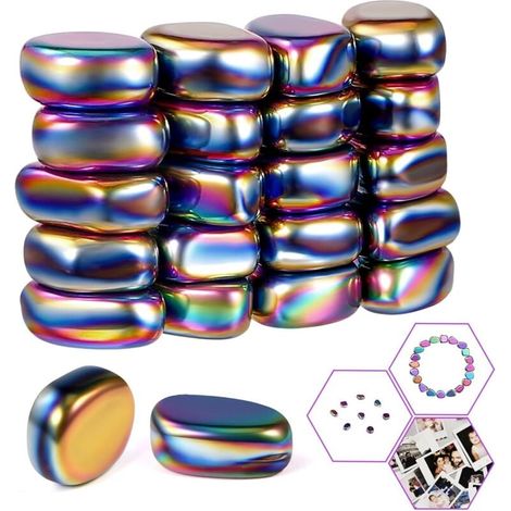 Set Mit 20 Hämatit-magneten – Zuverlässige Magnetstärke – Kompakte Aufbewahrung Mit Tasche – Für Schachspiele, Büro, Reisen, Camping