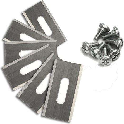 Set Mit 30 Edelstahlmessern Für Husqvarna-rasenmäherroboter. Abmessungen 36,5 X 18,5 X 0,65 Mm, Silberne Farbe, Effizientes Schneiden.