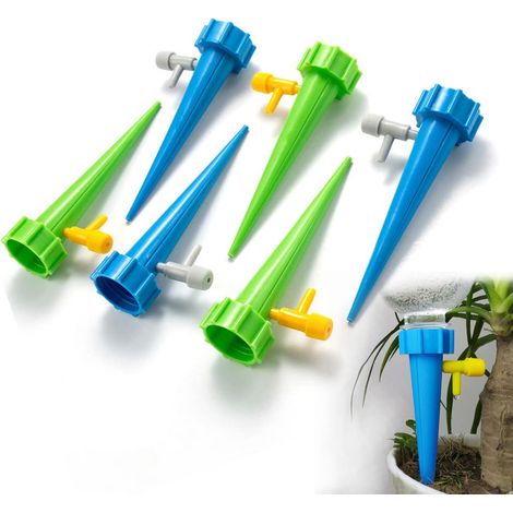 Set Mit 30 Tropfflaschen, Automatische Pflanzenbewässerung, Tropfbewässerung Mit Einstellbaren Wasserdurchfluss-regulierungsventilen, Für Topfpflanzen, Blumen, Garten