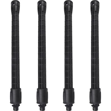 Set Mit 4 Karcher Ps20 K2 K3 K4 K5 Hochdrucklanzenverlängerungen – 0,4 M Verlängerung – Abs-material – Sichere Verbindungsschraube