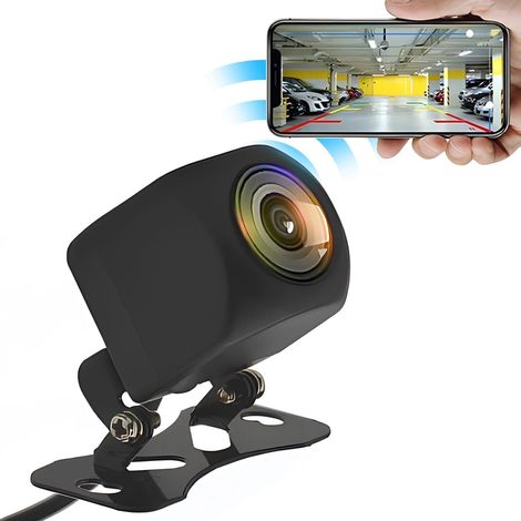 Sollbry – 1080p Hd Kabellose Rückfahrkamera – Nachtsicht – Ip68 Wasserdicht – 170° Betrachtungswinkel – W-car-anwendung Zur Smartphone-steuerung
