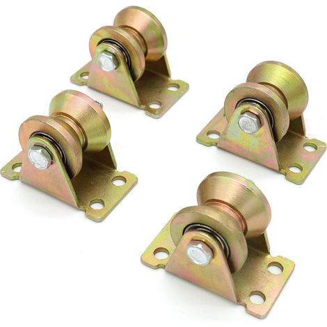 Sollbry – Bunte V-nut-räder Für Schiebetüren – Hohe Härte, Rostfrei – Set Mit 4 Rollen – Industrielle Und Mechanische Anwendungen