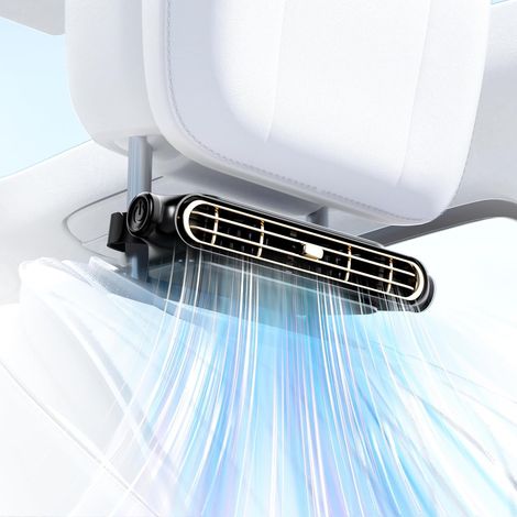 Autositzventilator 2026 (kopfstütze), Unsichtbar Und Erfrischend, Tragbarer Usb-rücksitzventilator Mit 3 Geschwindigkeitsstufen – Für Die Meisten Autos, Jeeps Und Vans
