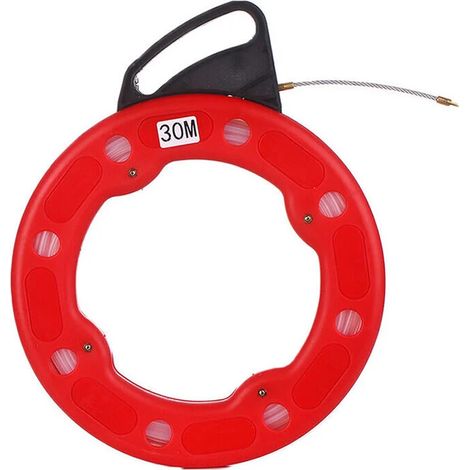 Swyeoot – 30 M Glasfaser-drahtziehnadel – Flexibler Kabelzieher – 4 Mm Breite Für Enge Räume – Glas-30 M