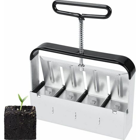 Sämaschine, Bodenpresse Für Setzlinge, Bodenblockierwerkzeug, Für Gartengewächshäuser, Bodenblocker Für Setzlinge, Stecklinge, Gewächshäuser, Samensämaschine