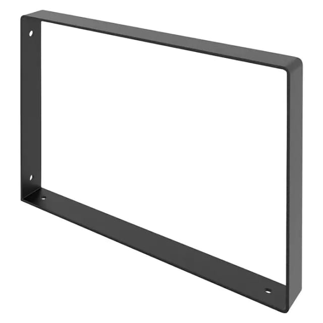 Halterung Im Industriestil Aus Mattschwarzem Stahl, H.31,1 X T.21 X Dicke 0,3 Cm Rei