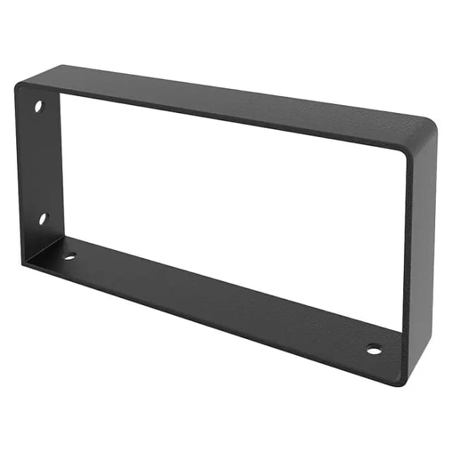 Halterung Im Industriestil Aus Mattschwarzem Stahl, H.10,6 X T.21 Cm Rei