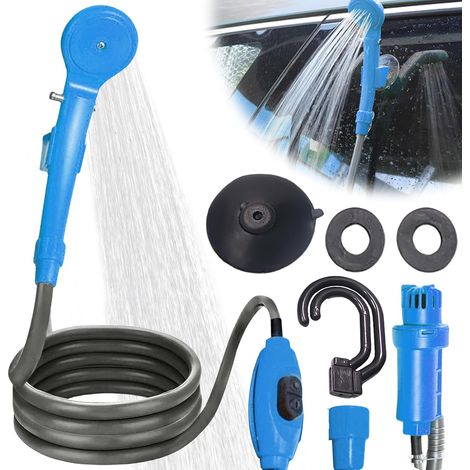 Tragbare Campingdusche – 12-v-außendusche – Tragbare Außendusche Mit Schlauch – Campingdusche Mit Pumpe – Campingdusche Mit Pumpe – Tragbar Für Garten, Reisen, Waschen