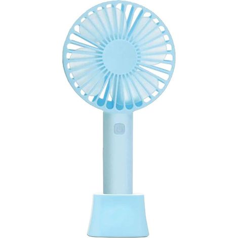 Tragbarer Mini-ventilator, Klein, Leicht, Leistungsstarke Belüftung, Wiederaufladbarer Persönlicher Ventilator Mit Stange Oder Usb Für Reisen, Camping, Büro, Zuhause, Outdoor-fei Yu