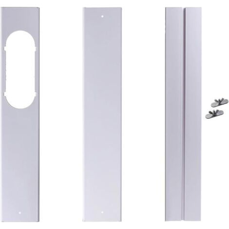 Tragbares Klimaanlagen-fenster-set, Mit Universal-kupplung, Verstellbare Fensterdichtung Aus Verstärktem Pvc-panel, Ac-fenster-entlüftungs-set Zum Schieben Für 10 Cm Abluftschlauch