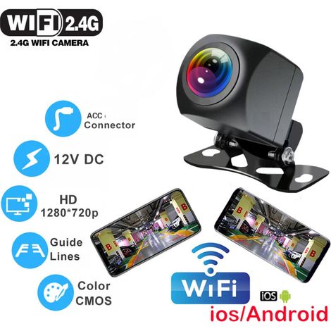 Trimec – 720p Kabellose Rückfahrkamera – Hd-nachtsicht – 170° Weitwinkel – Hochleistungs-wlan – Android- Und Iphone-kompatibel
