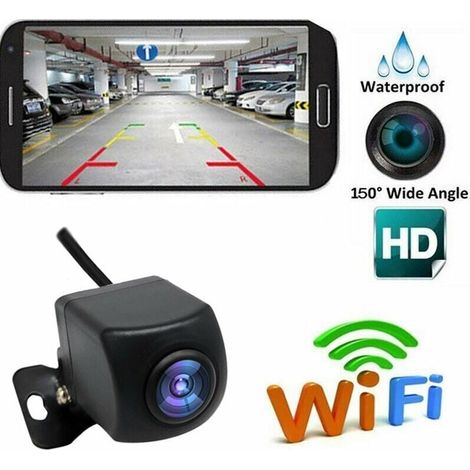 Trimec – Drahtlose Hd-wlan-rückfahrkamera – 5–10 M Nachtsicht – 120°–150° Betrachtungswinkel – Ip67 Wasserdicht – Ios- Und Android-kompatibel