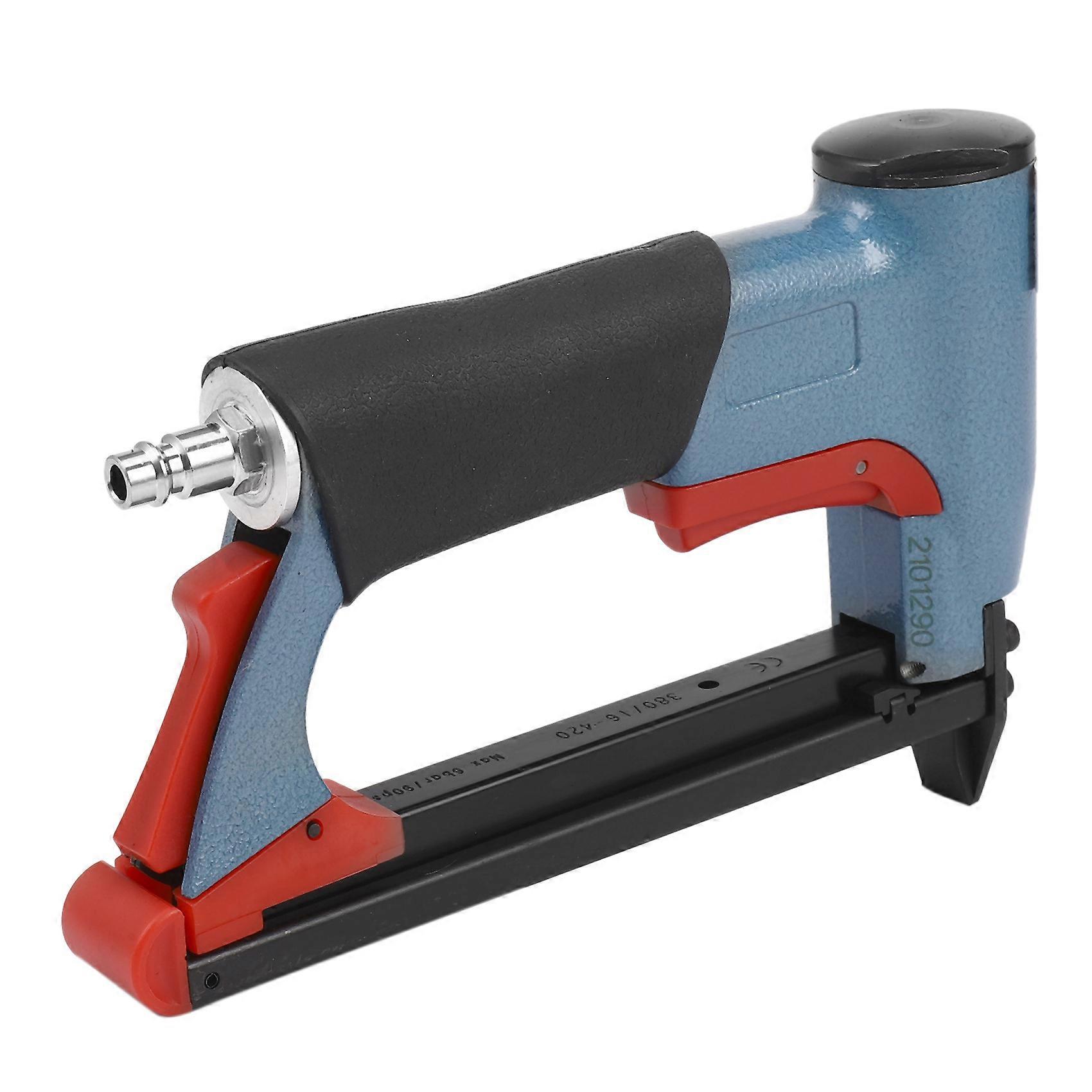 Agrafeuse Pneumatique 1/2 Pouce, Outil De Ponçage Fin Pour Meubles, Outil De Ponçage Bleu 4-16 Mm Pour Le Travail Du Bois, Outil À Air Comprimé