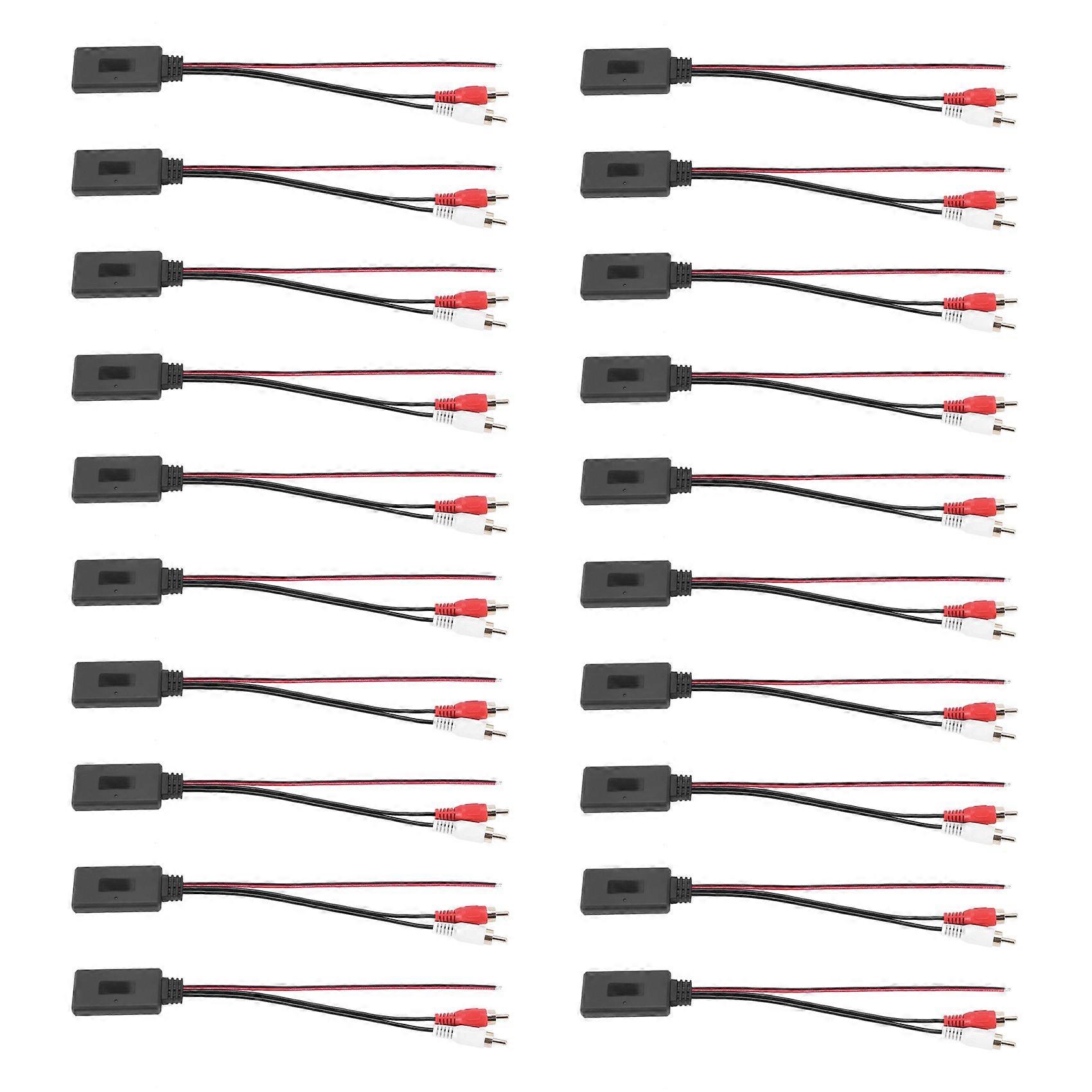 20 Modules Bluetooth Universels Sans Fil Pour Voiture, Adaptateur Audio Rca Et Auxiliaire.