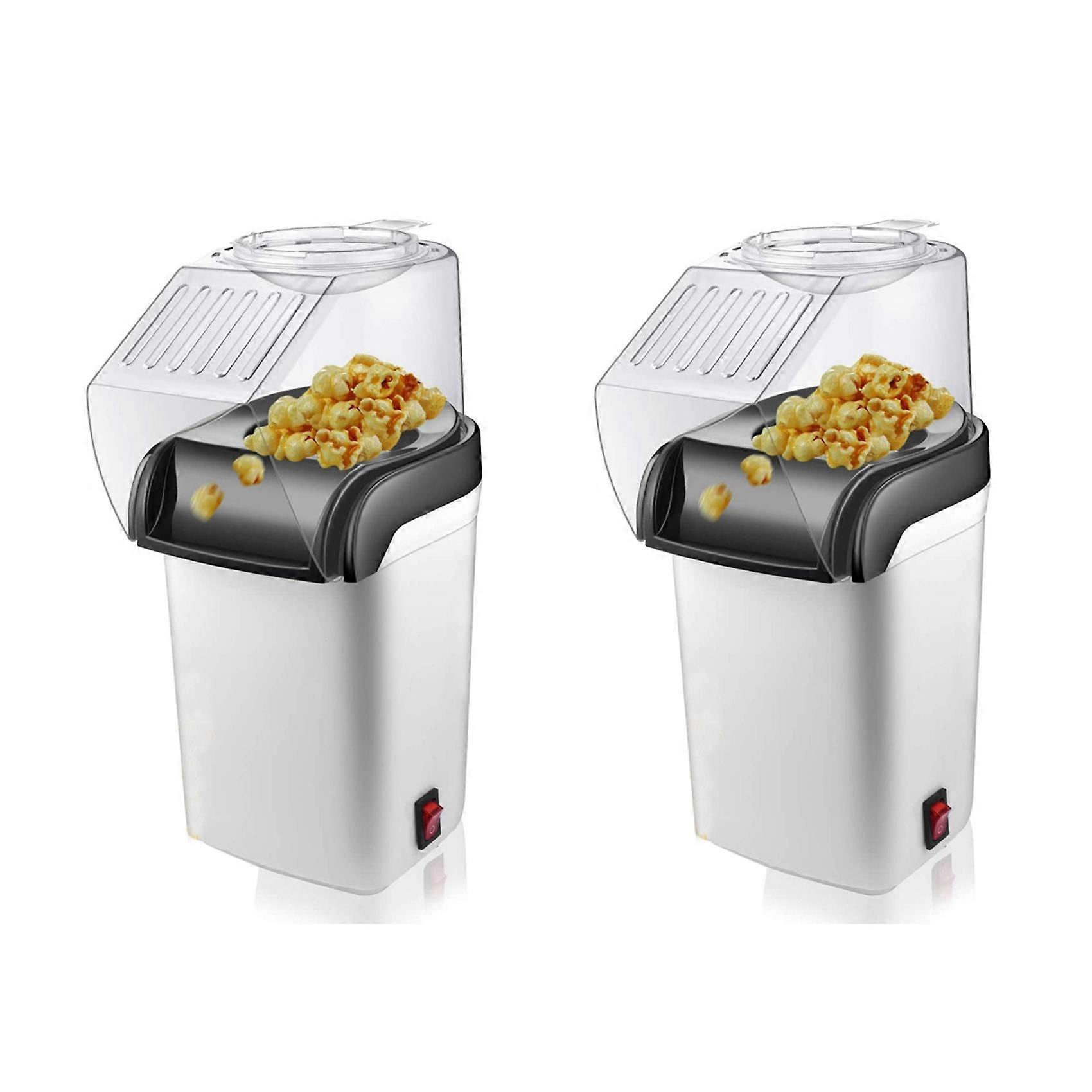 Machine À Pop-corn À Air Chaud 2x, Électrique, 1200 W, Sans Huile, Prise Américaine
