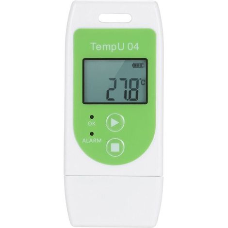 Usb-datenlogger-thermometer (grün) – 32.000 Wiederverwendbare Datenaufzeichnung – Präzise Temperaturmessung – Für Labor Und Zuhause – Profis Und Privatpersonen
