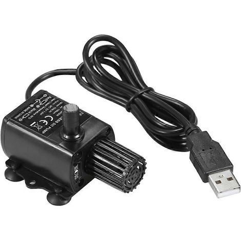 Usb-wasserpumpe Mit Filter, Extrem Leise Dc5v Micro-bürstenlose Wasserdichte Tauch-mini-wasserpumpe Für Brunnen.