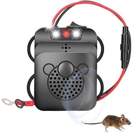 Ultraschall-schädlingsvertreiber, Elektronischer Rattenvertreiber, Schädlingsbekämpfung Gegen Mäuse Und Nagetiere Mit Led-blitzlichtern Für Auto, Scheune, Küche