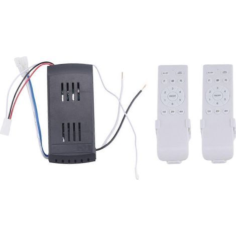 Universal-deckenventilator-fernbedienungsset 40 W, 6 Geschwindigkeiten, Mit Timer-funktion, Kompatibel Mit Dc-deckenventilatoren Und -leuchten.