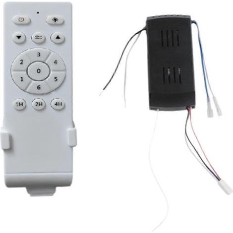 Universal-deckenventilator-fernbedienungsset, Niederspannung 30 W Dc, Lüfter- Und Lichtsteuerung, 6 Geschwindigkeiten Und Timer