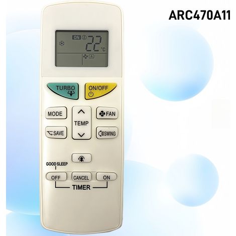 Universelle Ersatzfernbedienung Für Daikin Klimaanlage Arc470a11 Arc470a16 Arc469a5 Arc455a1 Ktdj002