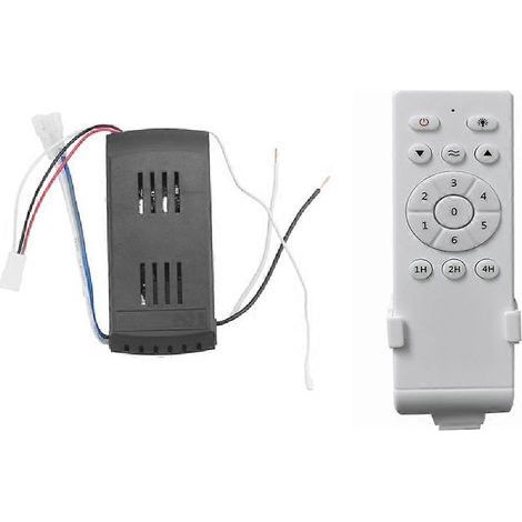 Universelles Deckenventilator-fernbedienungsset, Niederspannung 40 W Dc, Lüfter- Und Lichtsteuerung, 6 Geschwindigkeiten Und Timer